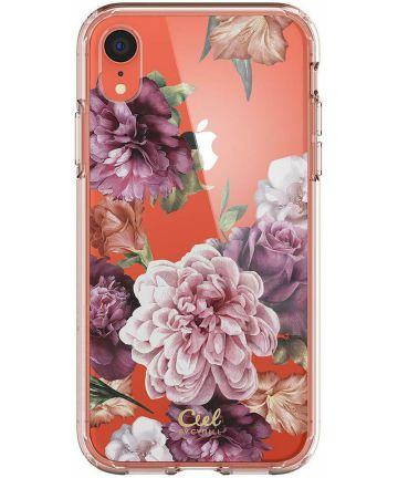 Spigen Ciel by Cyrill Cecile Apple iPhone XR Hoesje Rose Floral Hoesjes