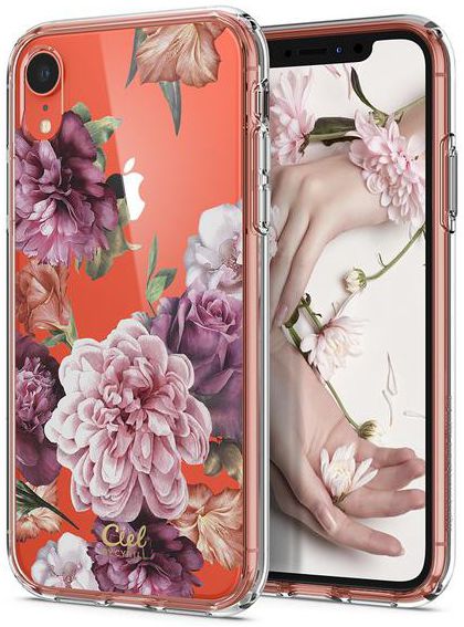 Spigen Ciel by Cyrill Cecile Apple iPhone XR Hoesje Rose Floral afbeelding 3