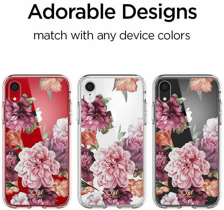 Spigen Ciel by Cyrill Cecile Apple iPhone XR Hoesje Rose Floral afbeelding 6