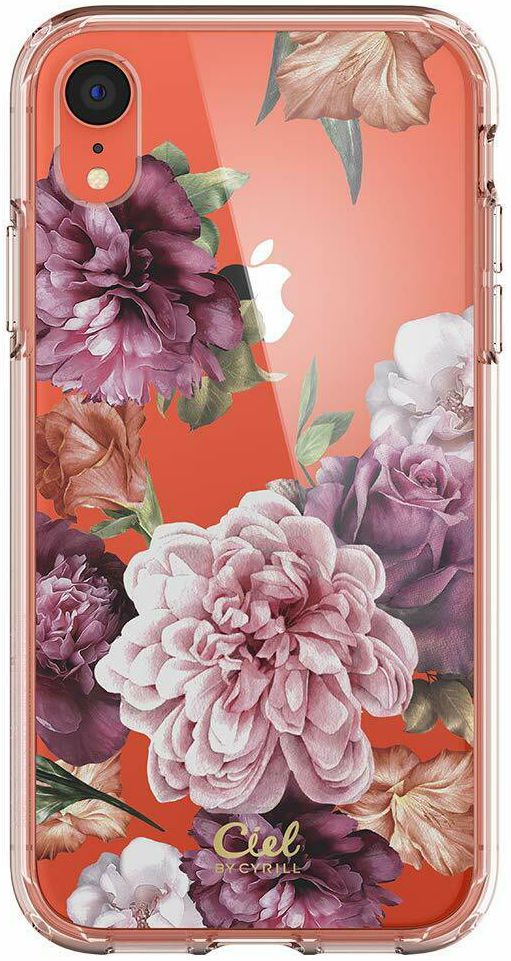 Spigen Ciel by Cyrill Cecile Apple iPhone XR Hoesje Rose Floral afbeelding 1