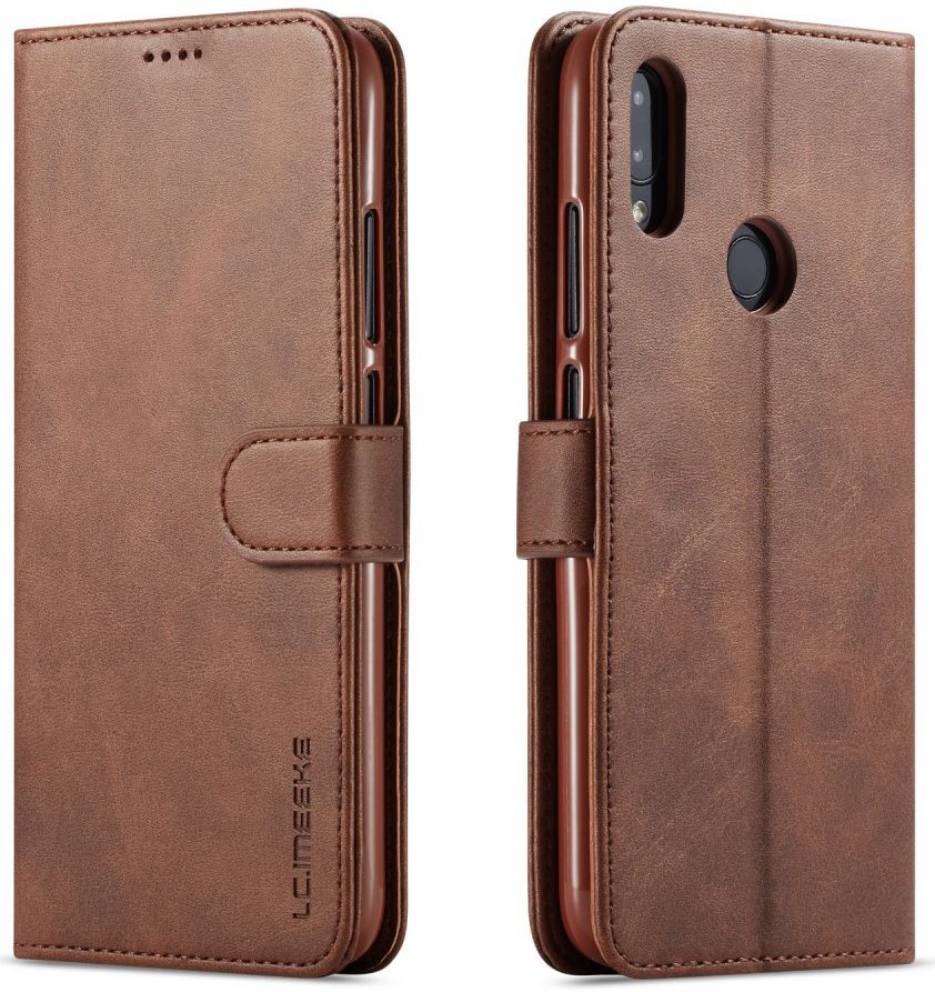 Xiaomi Redmi 7 Book Case Portemonnee Hoesje met Kaarthouder Coffee afbeelding 4