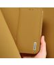 Dux Ducis Luxe Book Case Huawei P30 Hoesje Echt Leer Khaki