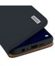 Dux Ducis Luxe Book Case Huawei P30 Hoesje Echt Leer Blauw