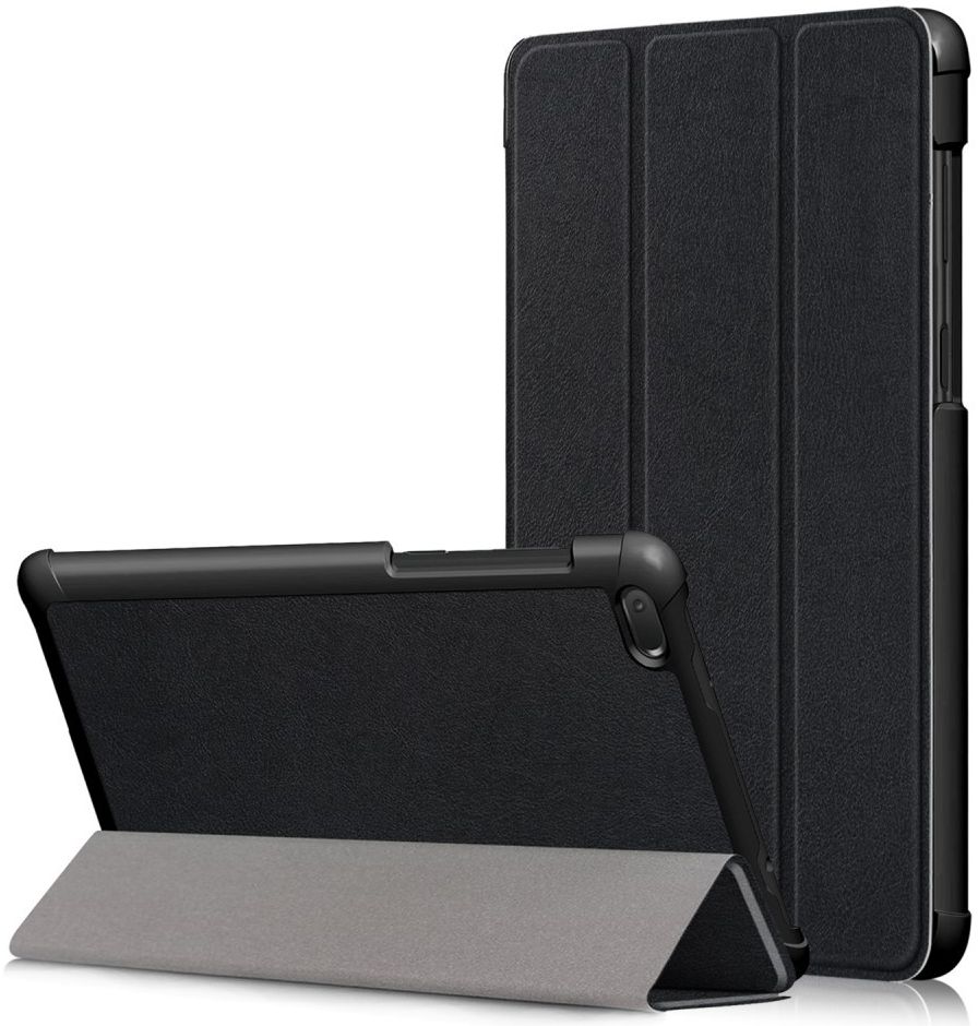 Lenovo Tab E7 Tri-Fold Hoes Zwart afbeelding 1