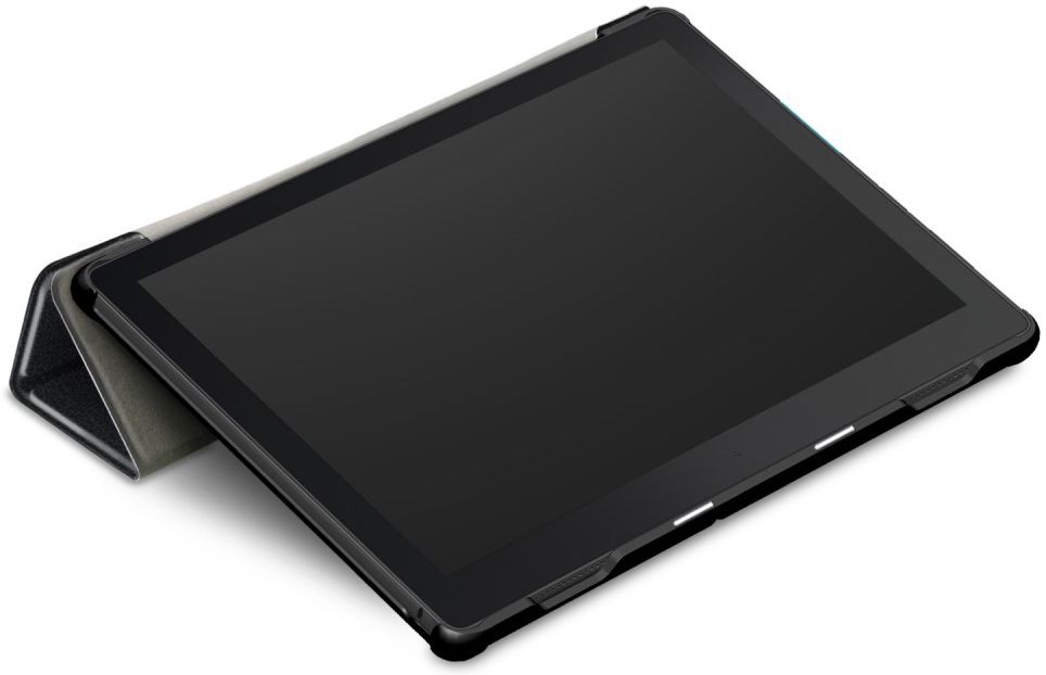 Lenovo Tab E10 Tri-Fold Hoes Zwart afbeelding 4