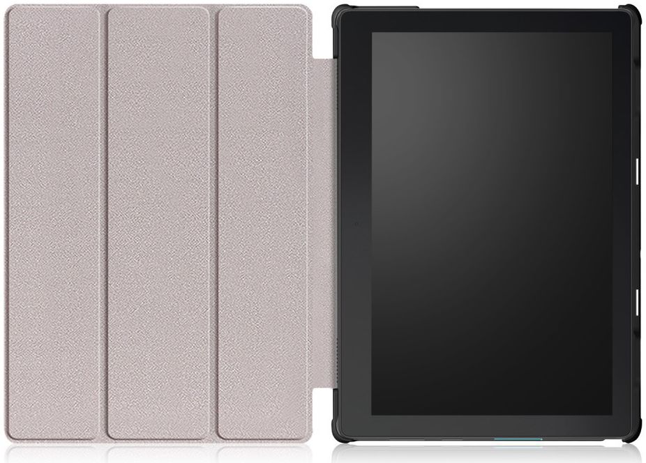 Lenovo Tab E10 Tri-Fold Hoes Zwart afbeelding 5