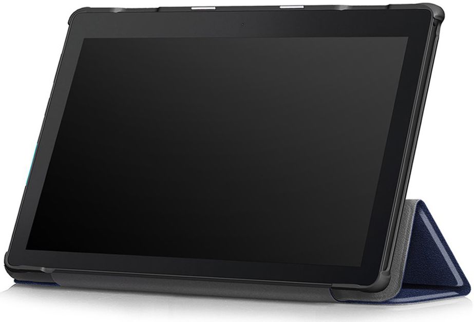 Lenovo Tab E10 Tri-Fold Hoes Blauw afbeelding 2