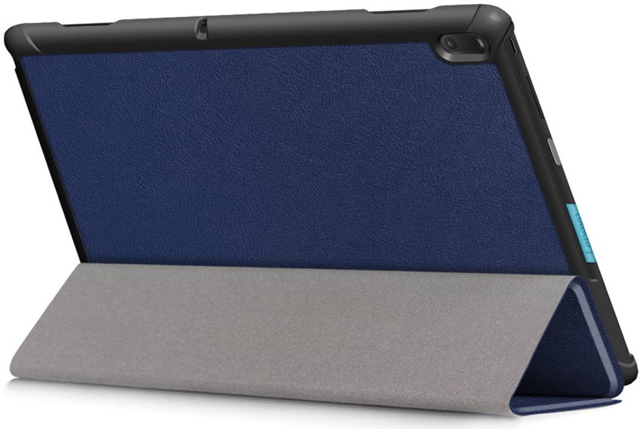 Lenovo Tab E10 Tri-Fold Hoes Blauw afbeelding 3