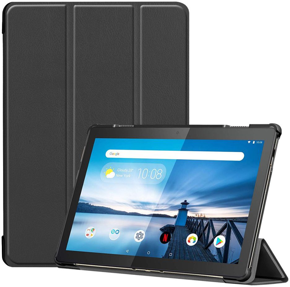 Lenovo Tab M10 (HD) Gen 1 Tri-Fold Hoes Zwart afbeelding 1