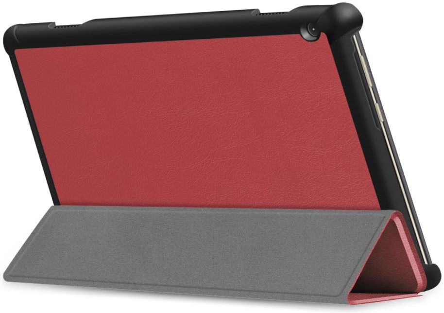 Lenovo Tab M10 (HD) Gen 1 Tri-Fold Hoes Rood afbeelding 2