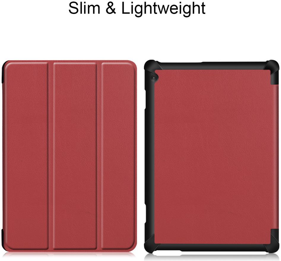 Lenovo Tab M10 (HD) Gen 1 Tri-Fold Hoes Rood afbeelding 8