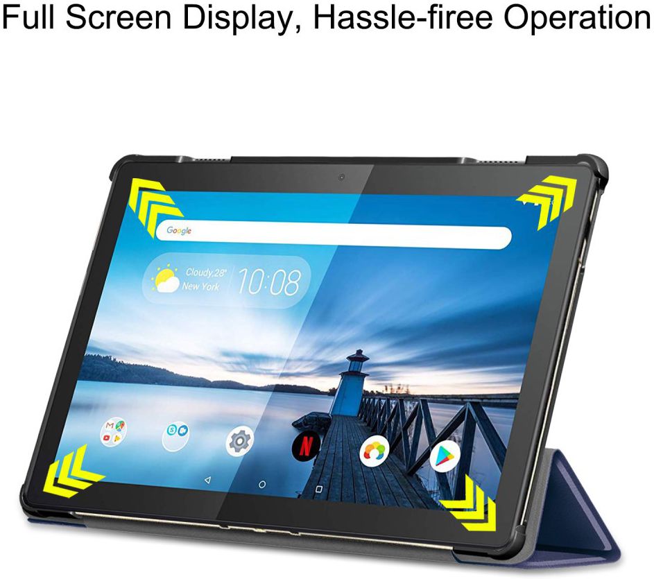 Lenovo Tab M10 (HD) Gen 1 Tri-Fold Hoes Blauw afbeelding 3
