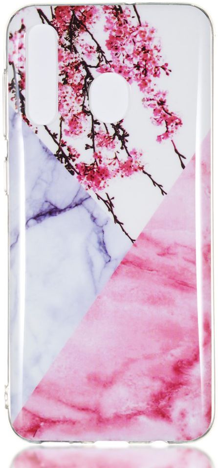 Samsung Galaxy A50 Hoesje TPU Back Cover met Marmer Print Blossom afbeelding 1