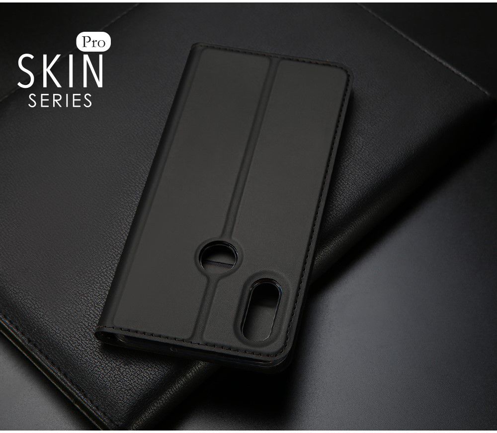 Dux Ducis Skin Pro Series Flip Hoesje Huawei P Smart Plus (2019) Zwart afbeelding 5