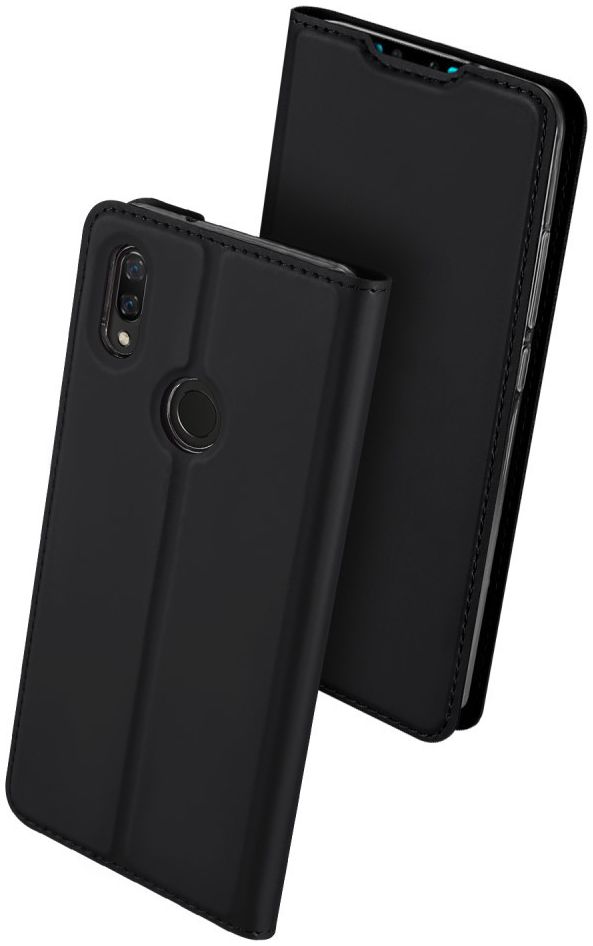 Dux Ducis Skin Pro Series Flip Hoesje Huawei P Smart Plus (2019) Zwart afbeelding 7