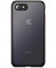 Apple iPhone SE (2020) / 8 / 7 Hoesje Transparant Hybride Zwart