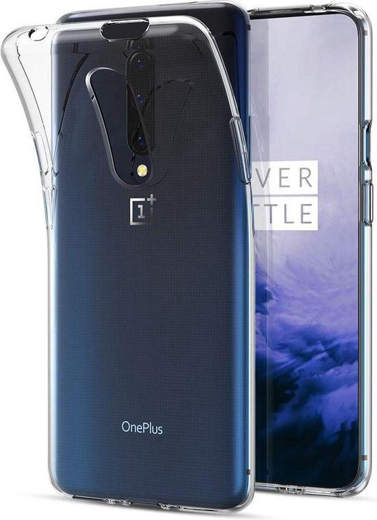 OnePlus 7 Pro Hoesje Dun TPU Transparant afbeelding 1