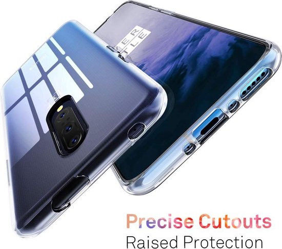 OnePlus 7 Pro Hoesje Dun TPU Transparant afbeelding 2