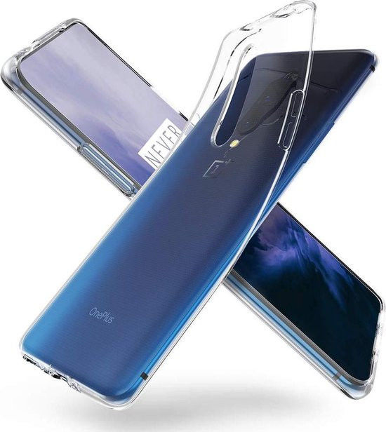 OnePlus 7 Pro Hoesje Dun TPU Transparant afbeelding 3