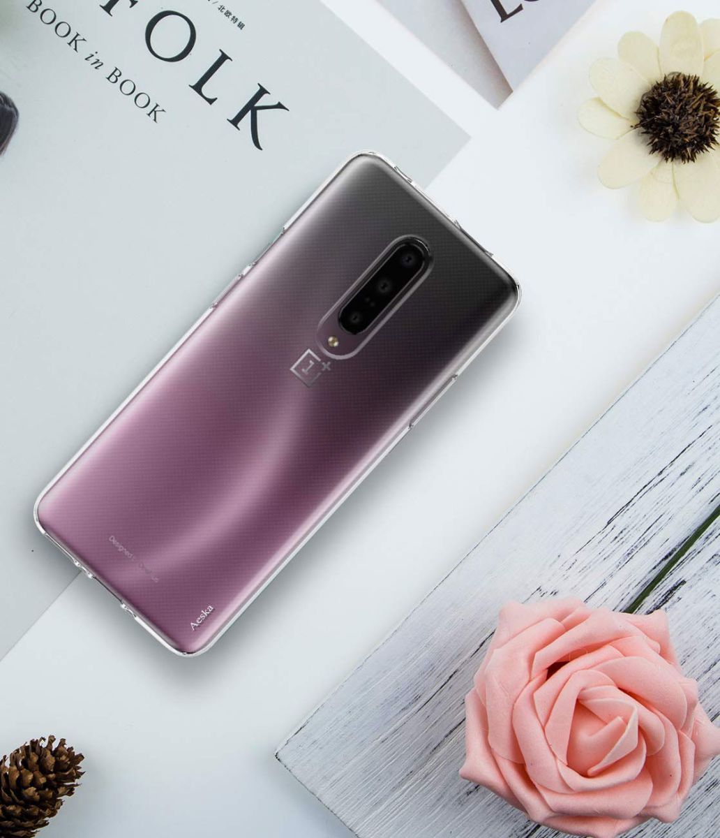 OnePlus 7 Pro Hoesje Dun TPU Transparant afbeelding 5