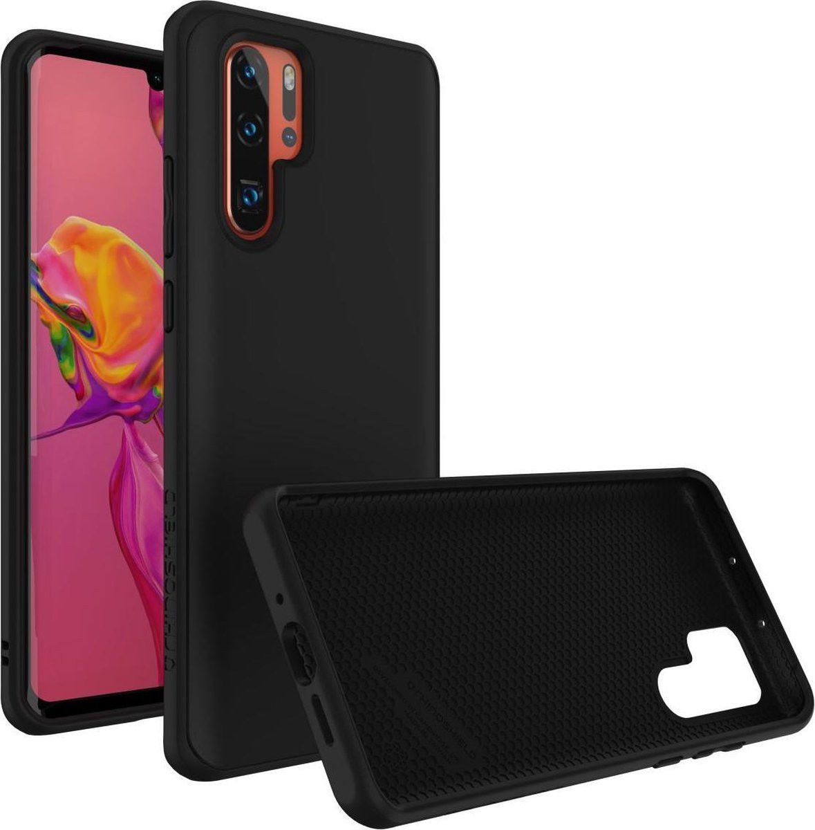 RhinoShield SolidSuit Carbon Fiber Huawei P30 Pro Hoesje afbeelding 2
