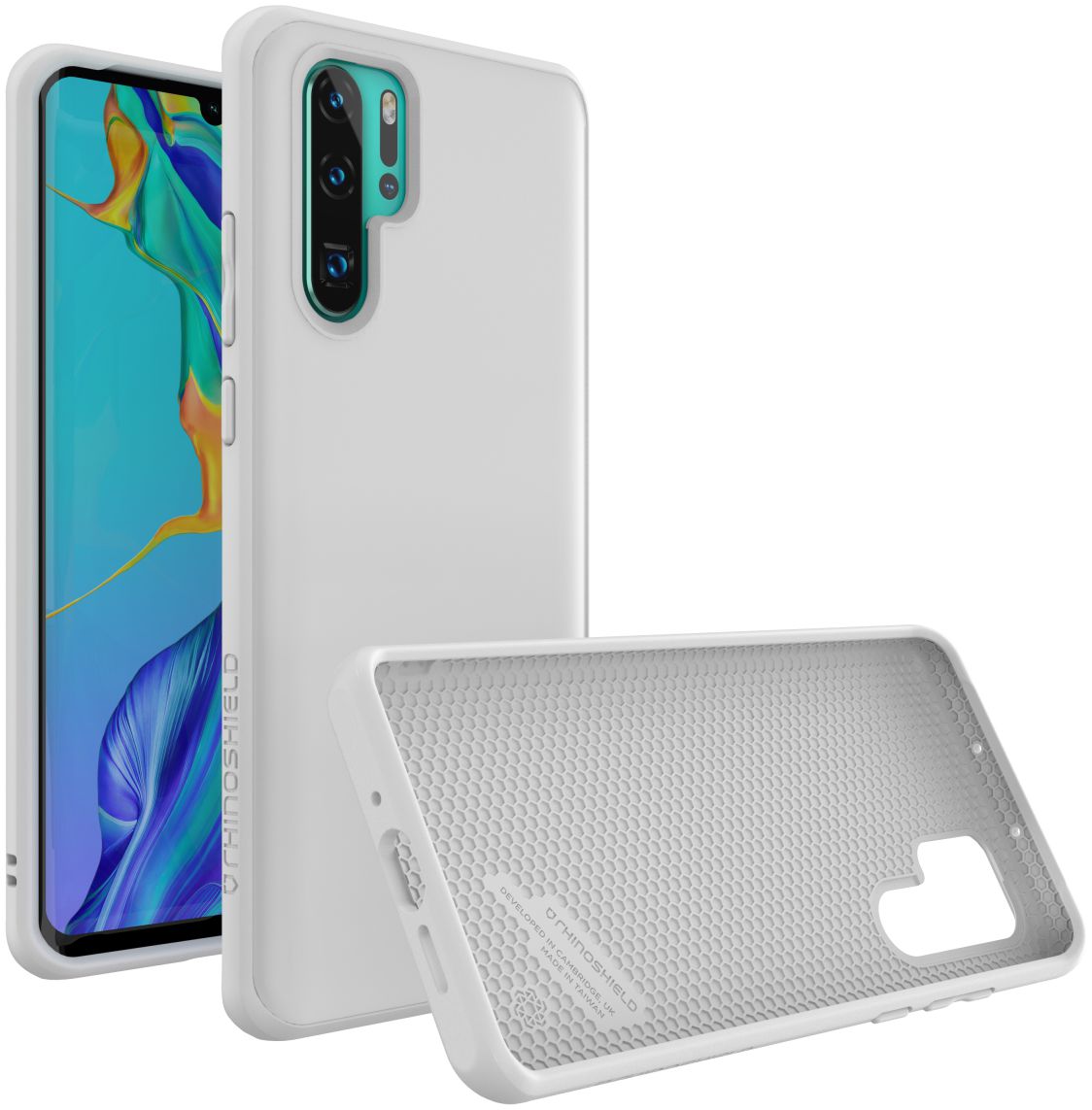 RhinoShield SolidSuit Classic Huawei P30 Pro Hoesje Wit 