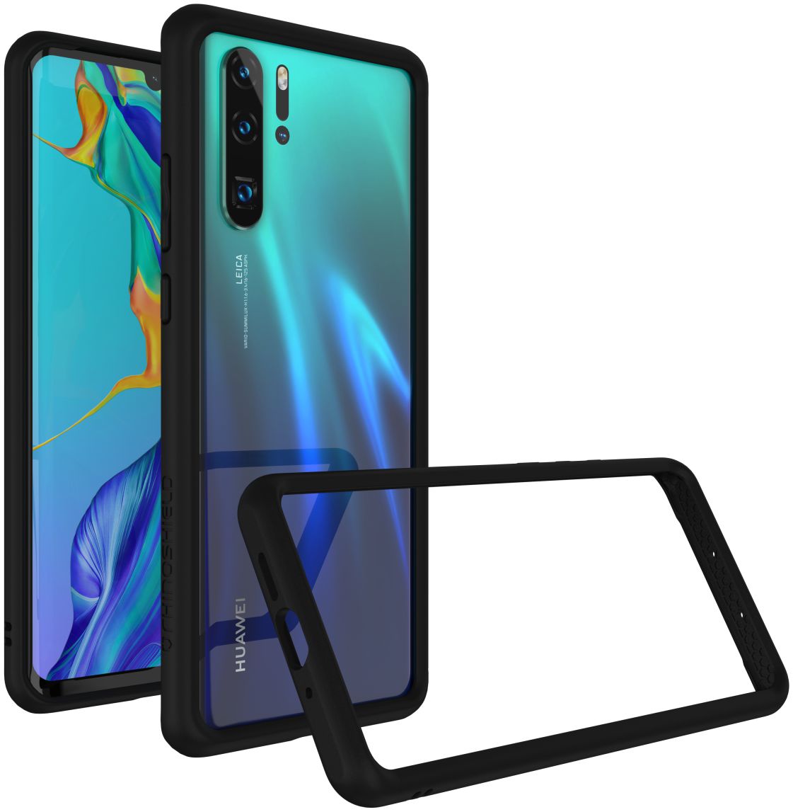 RhinoShield CrashGuard Huawei P30 Pro Bumper Hoesje Zwart afbeelding 1