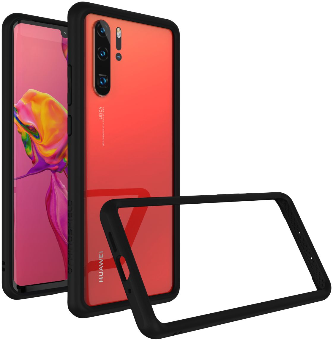 RhinoShield CrashGuard Huawei P30 Pro Bumper Hoesje Zwart afbeelding 2