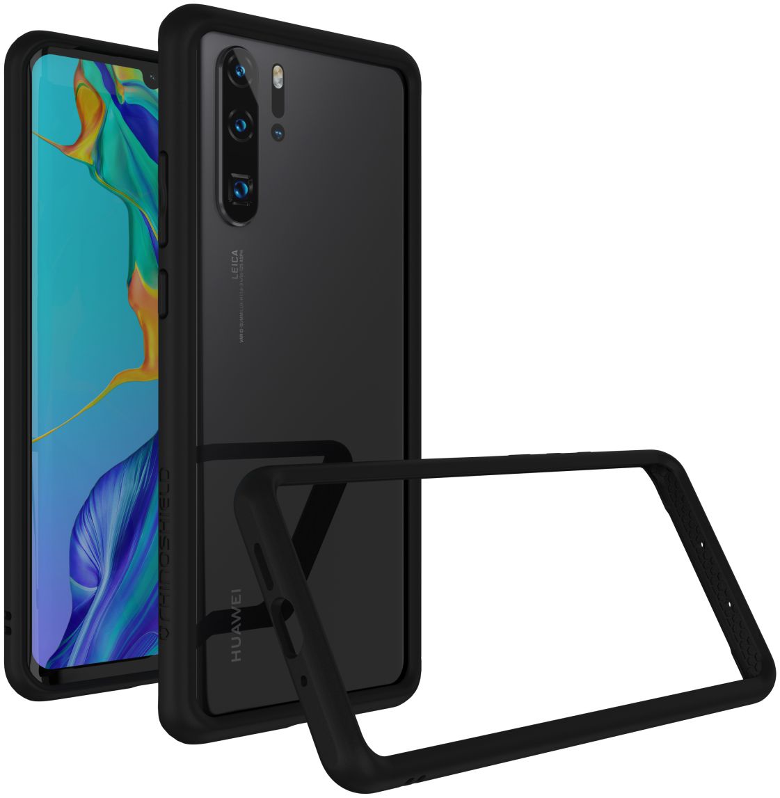 RhinoShield CrashGuard Huawei P30 Pro Bumper Hoesje Zwart afbeelding 4
