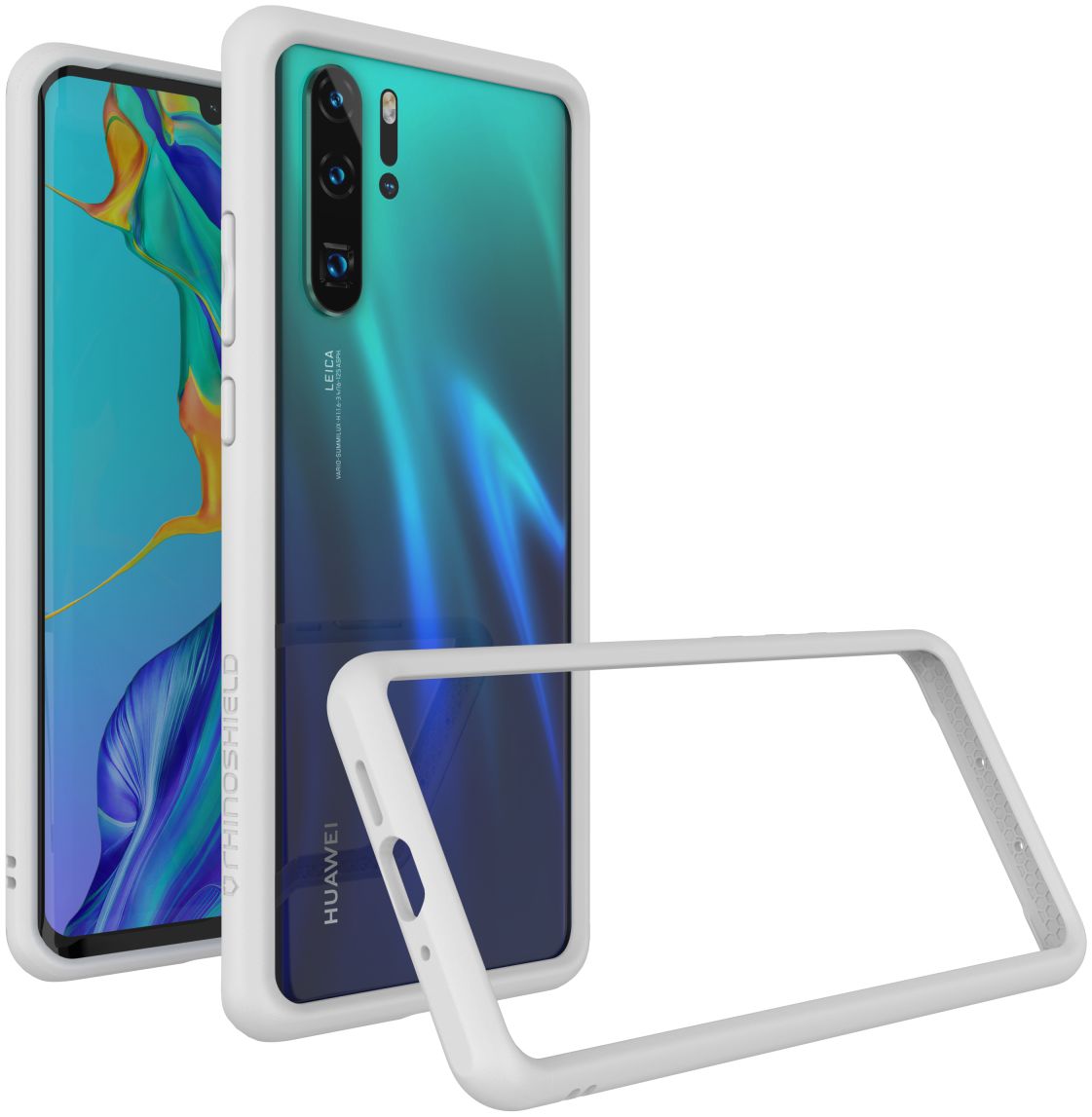 RhinoShield CrashGuard Huawei P30 Pro Bumper Hoesje Wit afbeelding 1