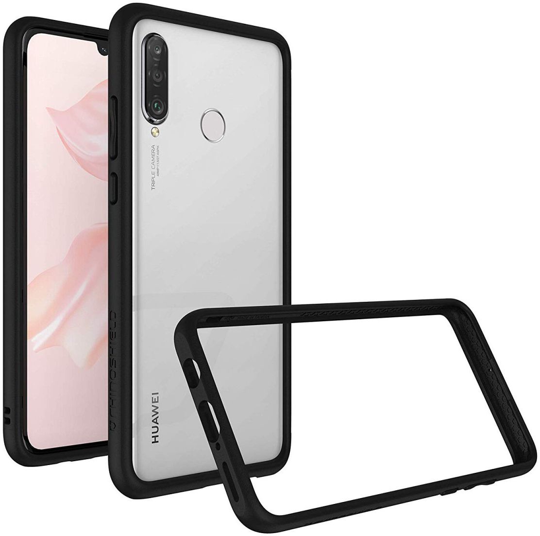 RhinoShield CrashGuard Huawei P30 Lite Bumper Hoesje Zwart afbeelding 4