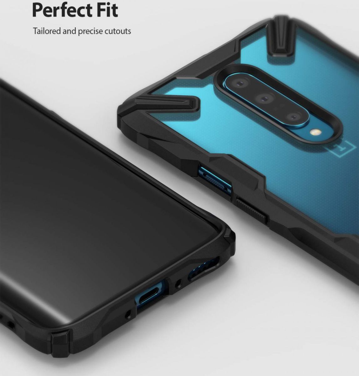 Ringke Fusion X OnePlus 7 Pro Hoesje Zwart afbeelding 6