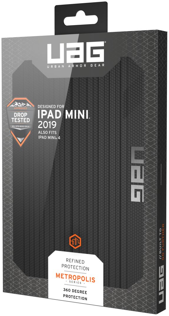 Urban Armor Gear Metropolis Case Apple iPad Mini 5 (2019) Zwart afbeelding 23
