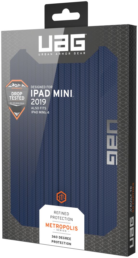Urban Armor Gear Metropolis Case Apple iPad Mini 5 (2019) Cobalt afbeelding 23