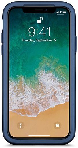 Otterbox Duo Case iPhone X / XS Hoesje + Alpha Glass Navy Blue afbeelding 2