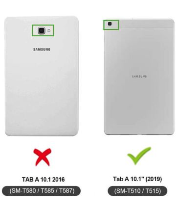 Enzovoorts tong Afwijking Samsung Galaxy Tab A 10.1 (2019) Kinder Tablethoes met Handvat Blauw |  GSMpunt.nl