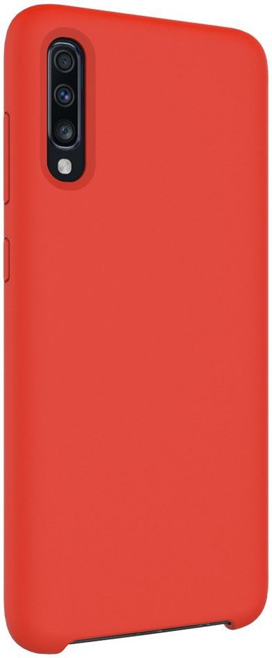 Samsung Galaxy A70 Siliconen Hoesje Rood afbeelding 2
