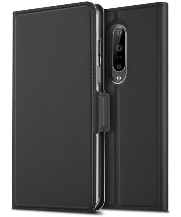 OnePlus 7 Pro Luxe Portemonnee Hoesje Zwart Hoesjes