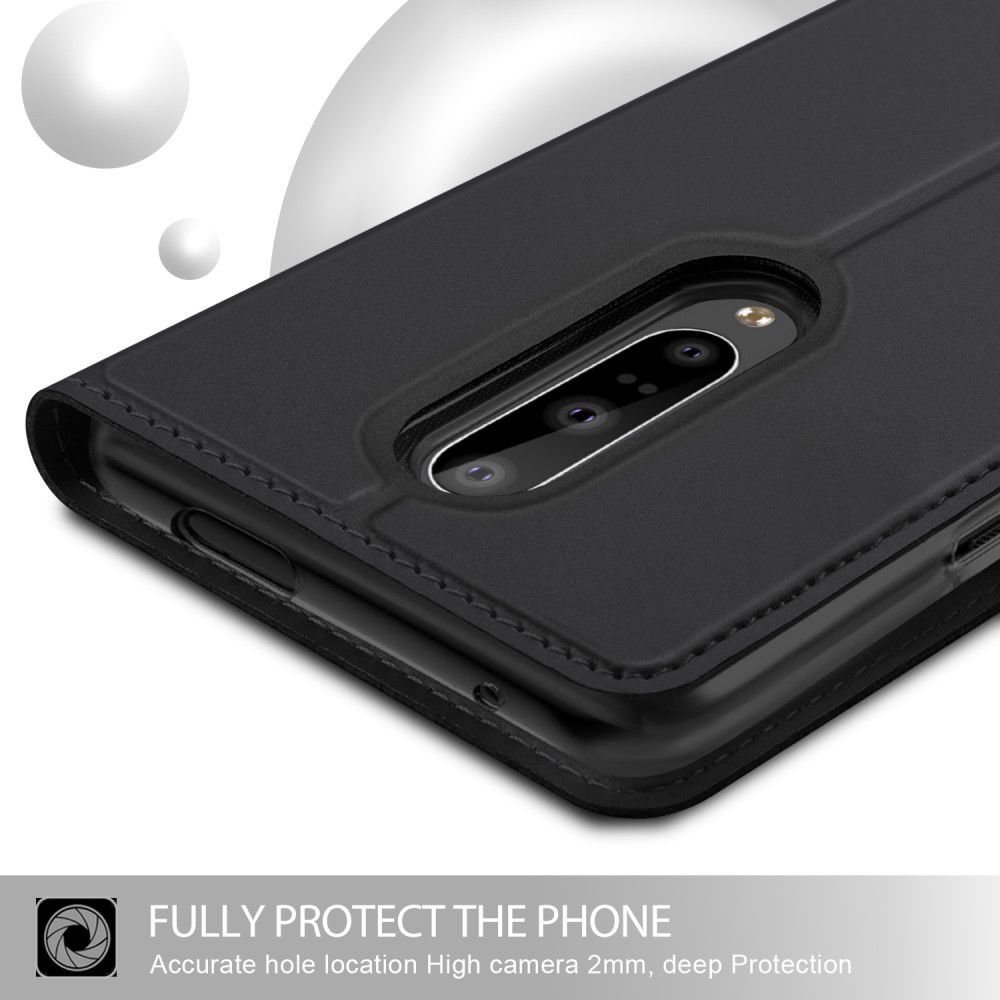 OnePlus 7 Pro Luxe Portemonnee Hoesje Zwart afbeelding 6