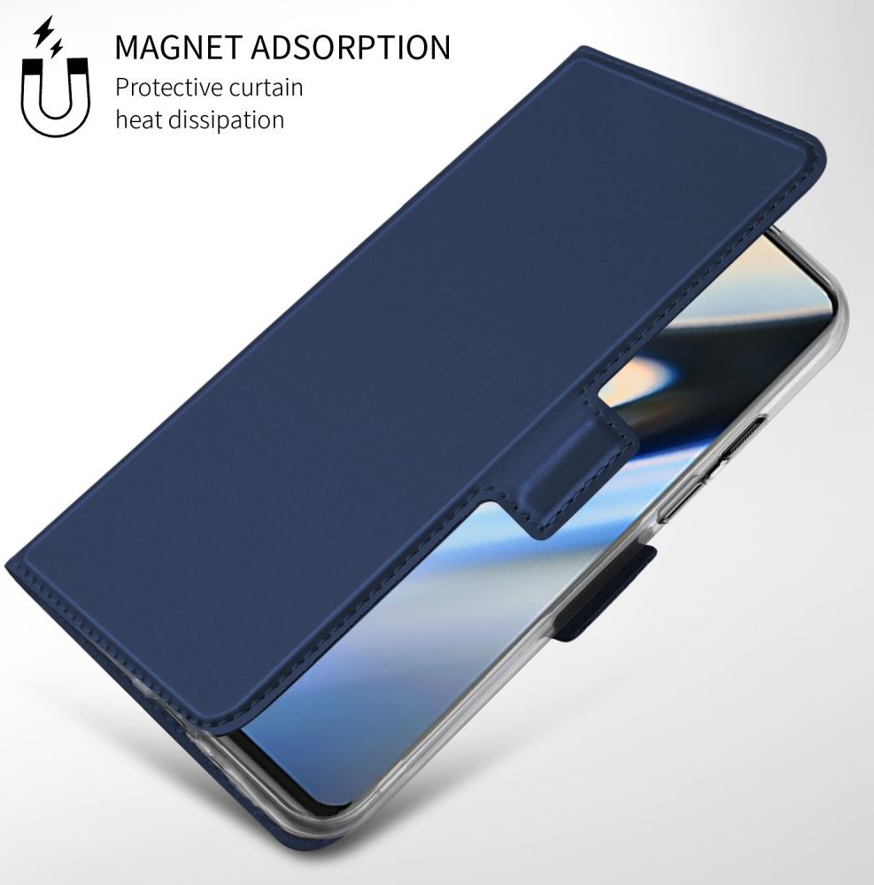 OnePlus 7 Pro Luxe Portemonnee Hoesje Blauw afbeelding 3