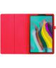 Samsung Galaxy Tab S5e Two-Fold Book Hoes Rood