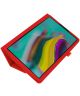 Samsung Galaxy Tab S5e Two-Fold Book Hoes Rood