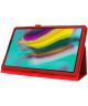 Samsung Galaxy Tab A 10.1 (2019) Two-Fold Book Hoes Rood
