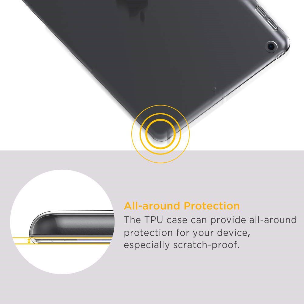 Apple iPad Mini 5 TPU Hoes Transparant afbeelding 6