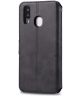 AZNS Samsung Galaxy A40 Portemonnee Stand Hoesje Zwart