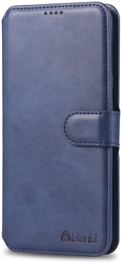 AZNS Samsung Galaxy A40 Portemonnee Stand Hoesje Blauw afbeelding 3