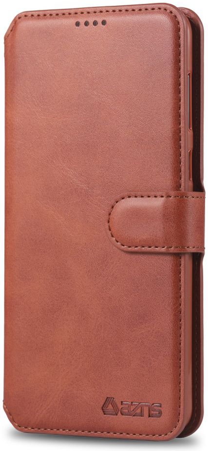 AZNS Samsung Galaxy A40 Portemonnee Stand Hoesje Bruin afbeelding 5