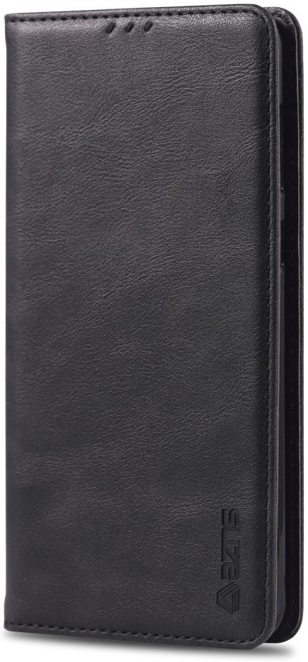 AZNS Retro Samsung Galaxy A40 Portemonnee Stand Hoesje Zwart afbeelding 3