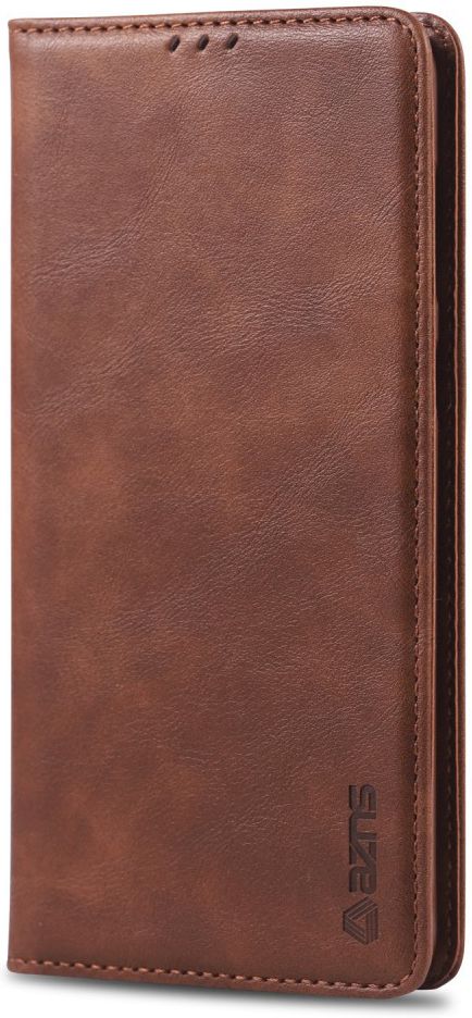 AZNS Retro Samsung Galaxy A40 Portemonnee Stand Hoesje Donkerbruin afbeelding 3