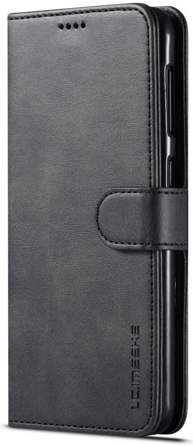 Samsung Galaxy A10 Stijlvol Vintage Portemonnee Bookcase Hoesje Zwart afbeelding 1